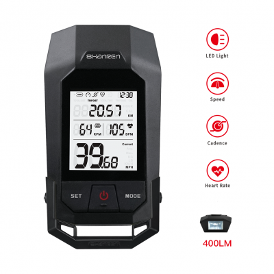 Shanren Raptor II Pro Bike Computer Wireless Led Light Bicycle Motorcycle Speed Meter