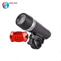 Bicycle light set Head and Tail light bike 5 super bright LED lights bicycle led lights rear and front bike light